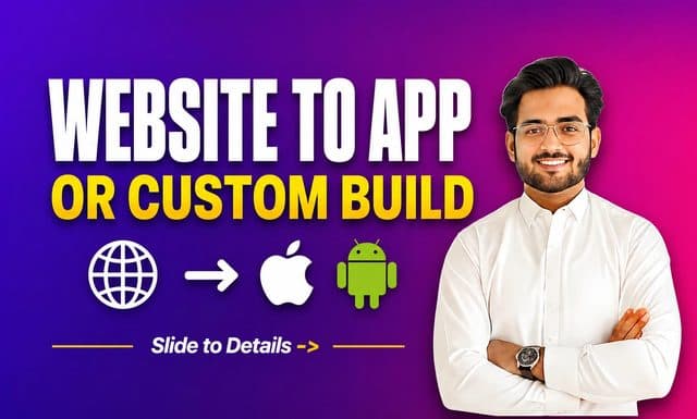 Website to native iOS and Android app conversion service by Ali Haider